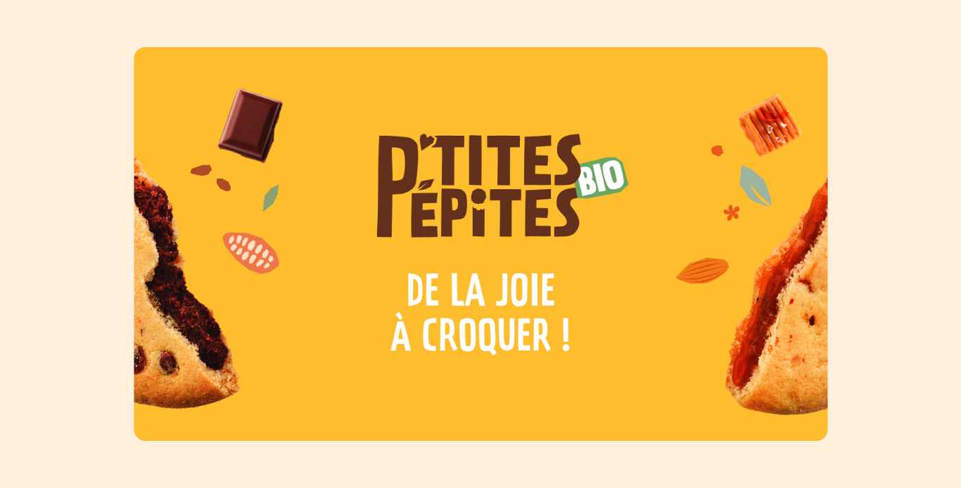 Page d'accueil site web P'tites Pépites