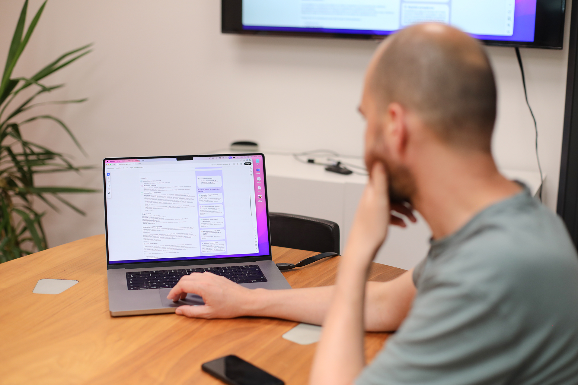 Conception de l'interface d'un intranet sur mesure à Rennes par l'agence Concept Image