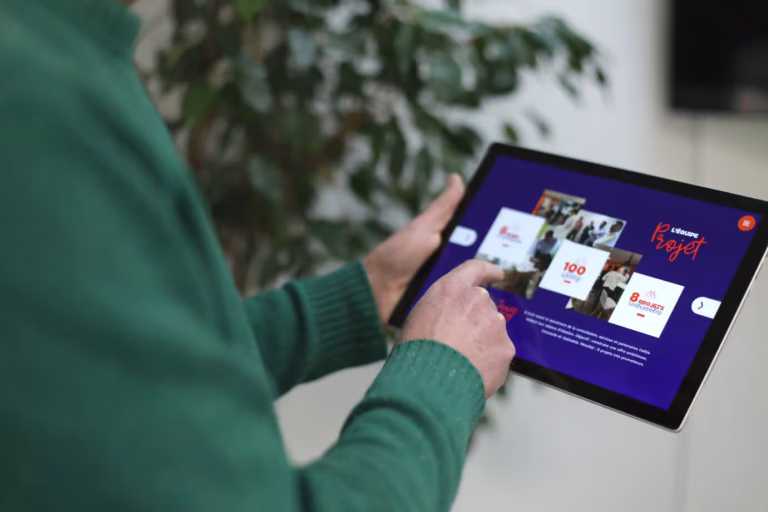 Présentation PowerPoint de pitch commercial créée par l'agence Concept Image à Rennes