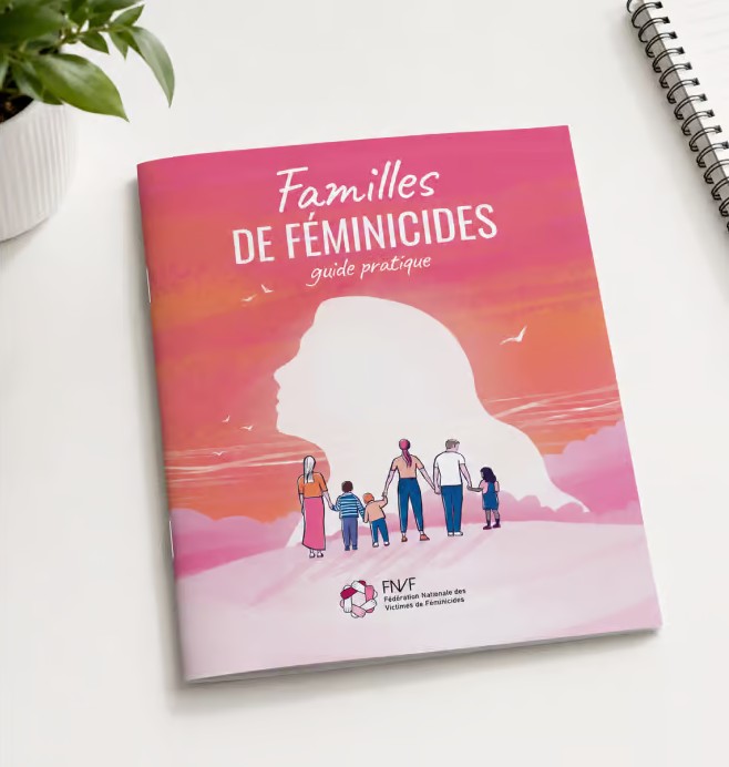 Série d'illustrations sur mesure réalisées par Concept Image pour un guide pratique de la Fédération nationale des victimes de féminicides