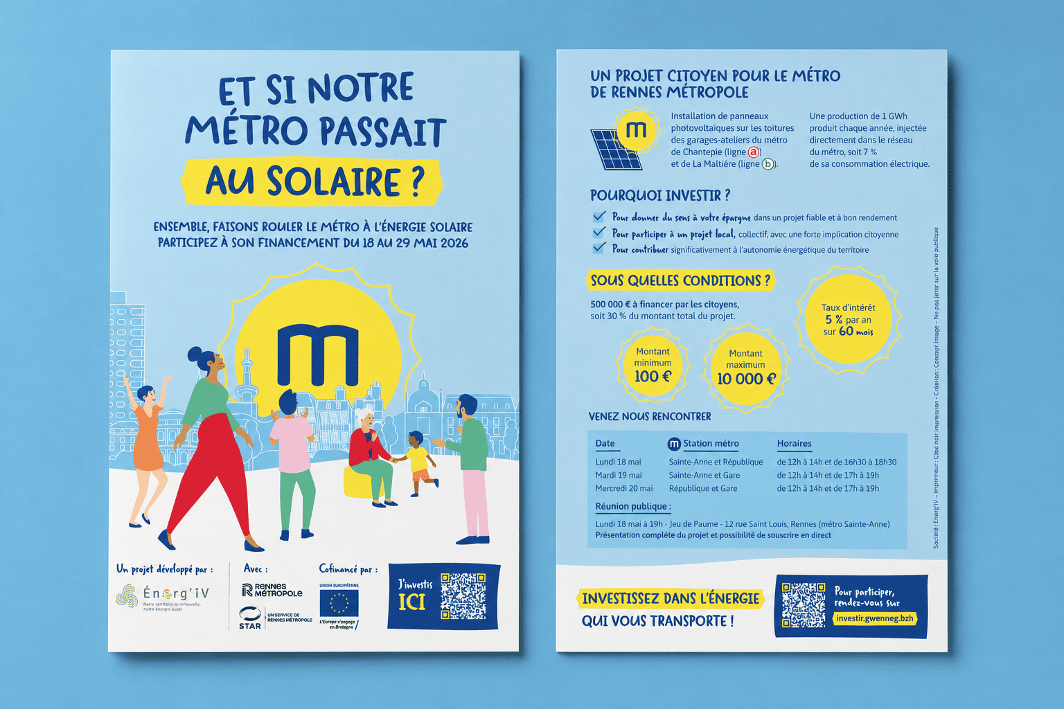 Flyer metro solaire rennes - Concept Image