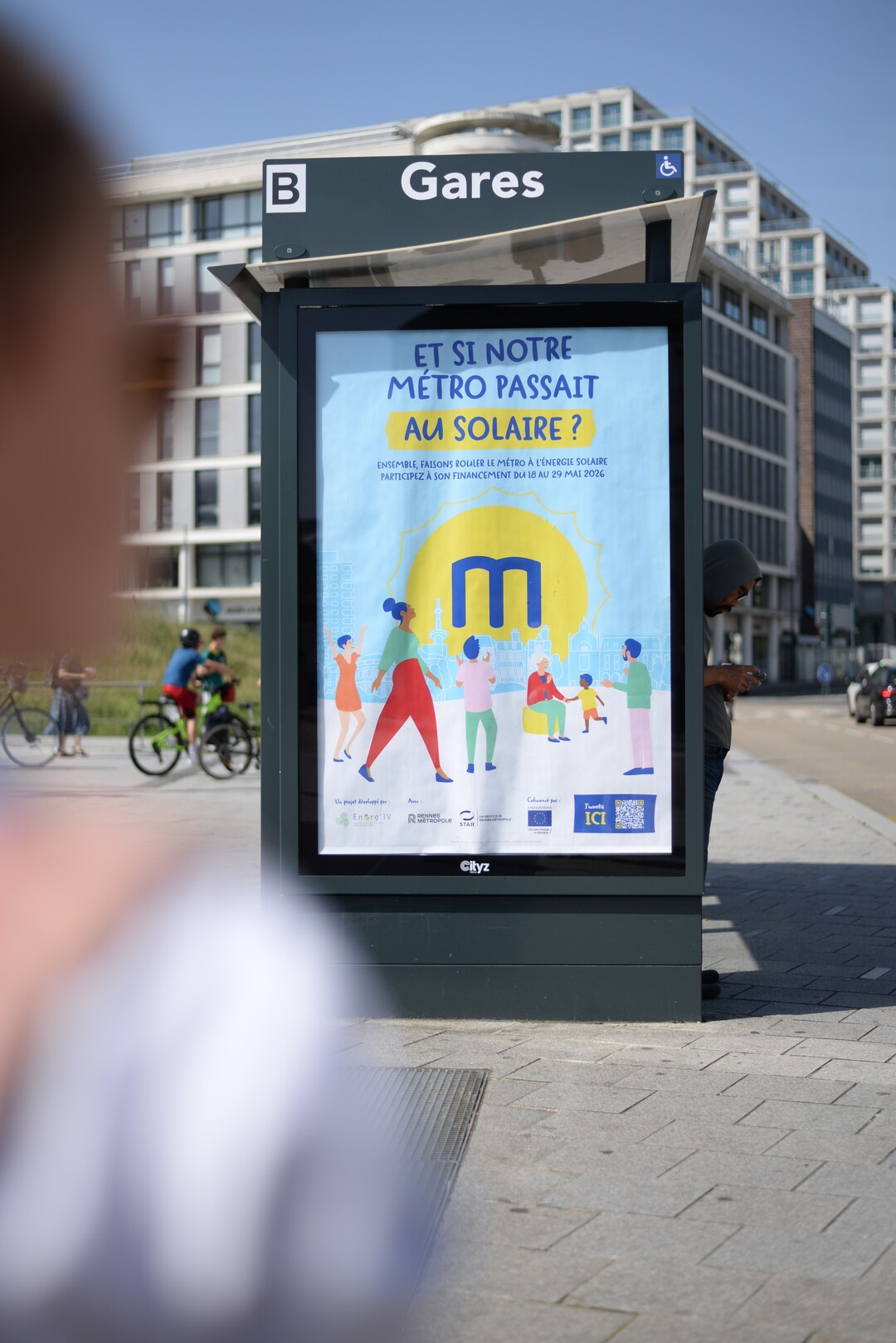 affiche metro solaire rennes - Concept Image