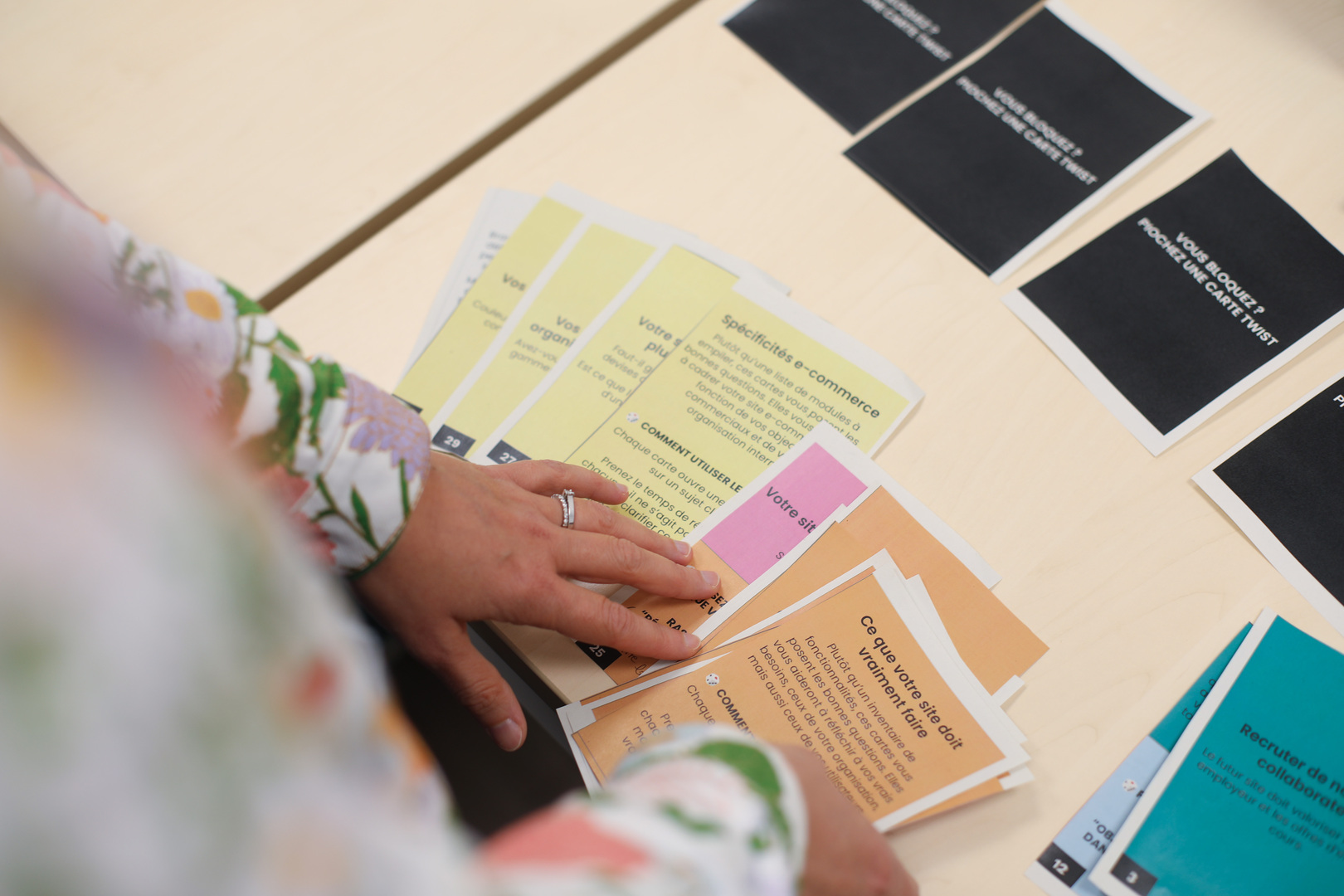 atelier collaboratif dans le cadre d'un projet d'amoa web pour une société de services