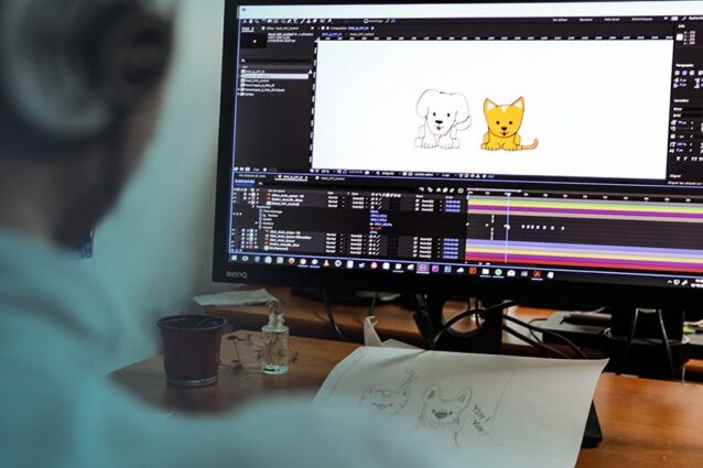 Animation en motion design à partir d'un croquis du storyboard