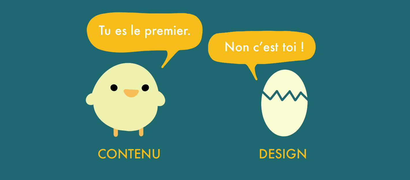 Content first : le contenu d’abord !