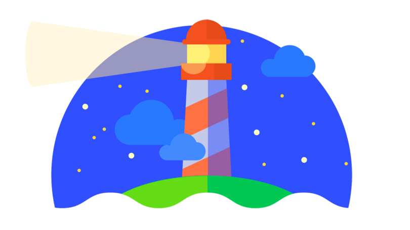 Logo de Google Lighthouse, l'application de test de Progressive Web Apps