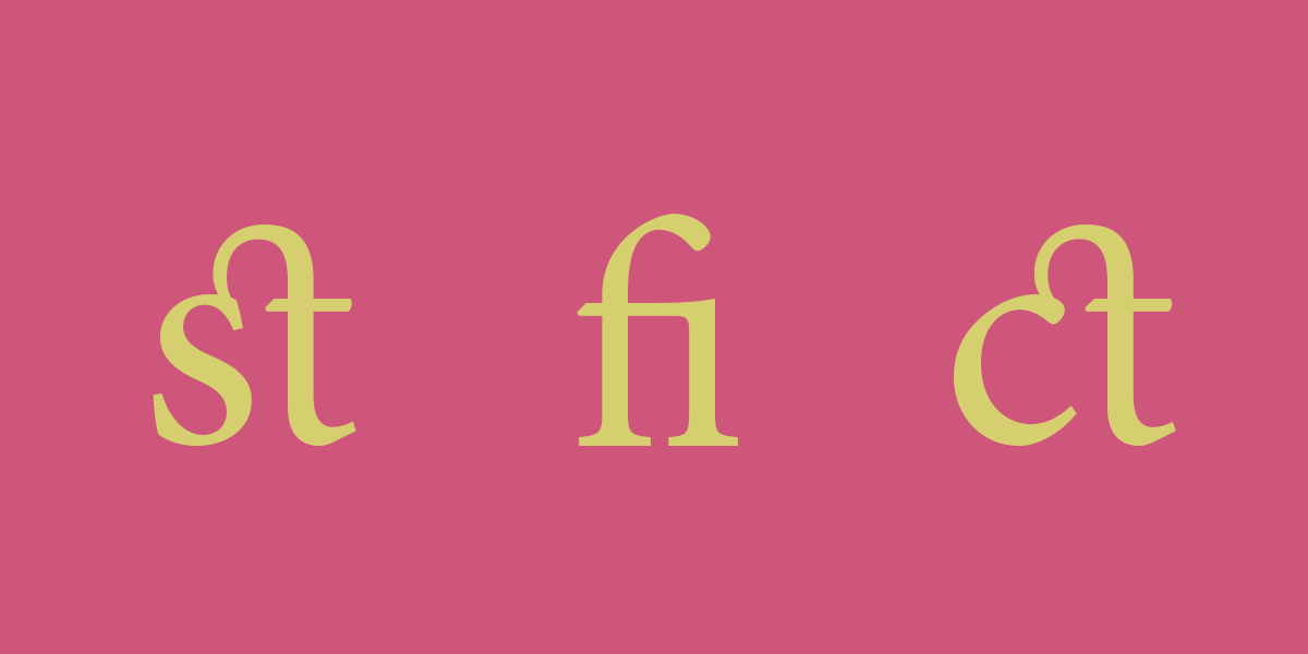 ligatures