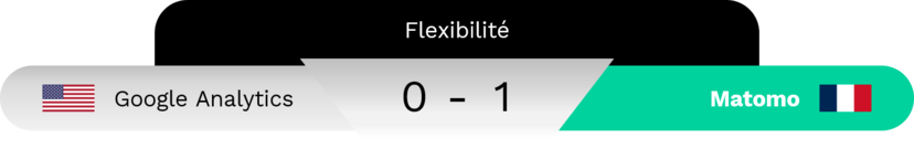 Matomo offre une plus grande flexibilité que Google Analytics