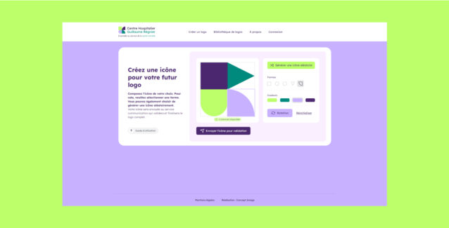 Création d'un générateur de logos en ligne pour le CHGR de Rennes