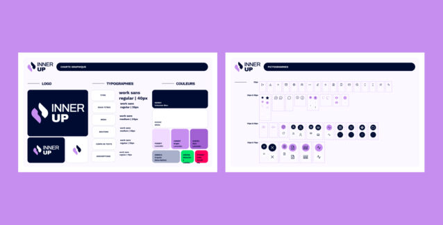 Design system du projet Blueback InnerUp