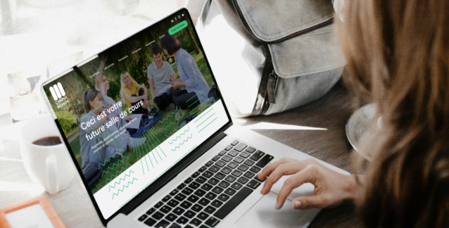 Image d'illustration du site internet sur un ordinateur