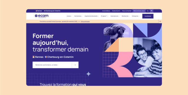 Ecam-site-web-homepage