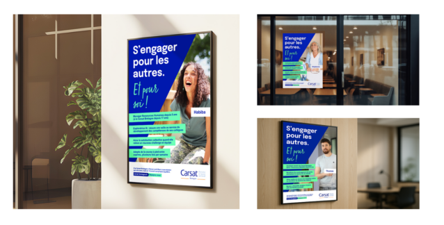 création affiches carsat Bretagne - concept image rennes